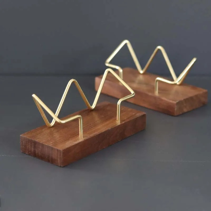 Woodworking School - Kartvizit kutusu ahşap iş kart tutucu