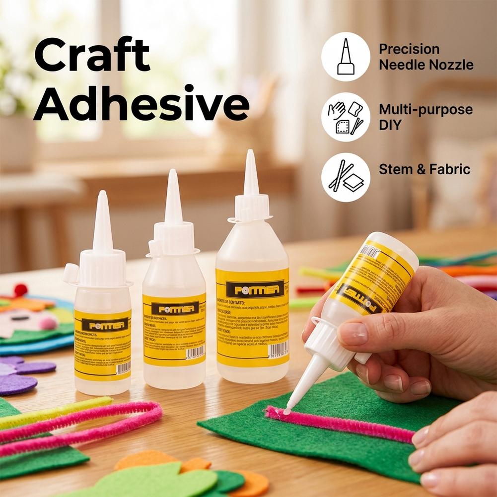 Woodworking School - 30/50/100ml Sıvı Silikon Yapıştırıcı Kağıt Etiket