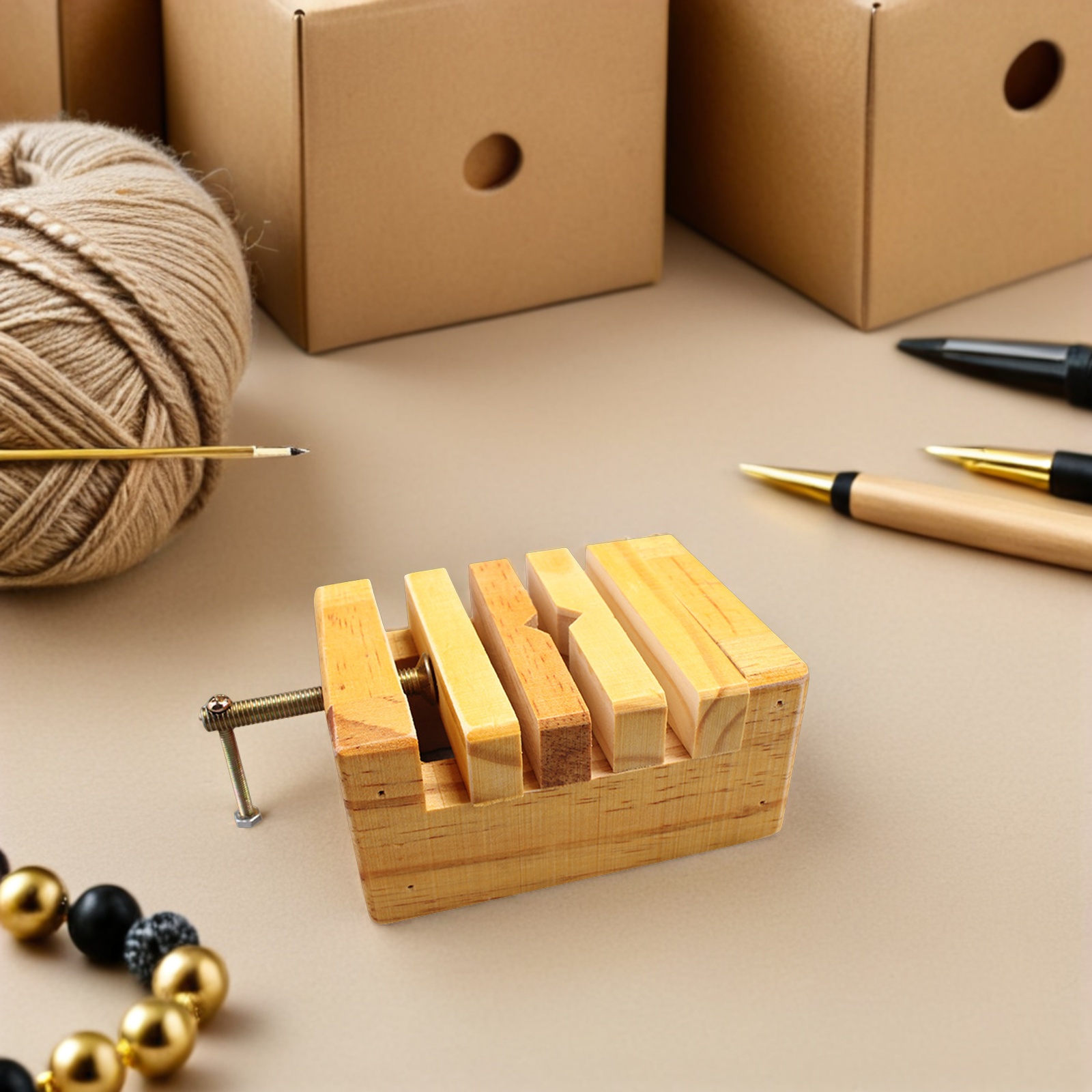 Woodworking Vise - Ahşap Kelepçe Gravür Mengenesi Mühür Gravür