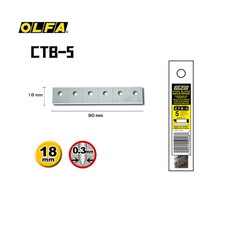 Woodworking In Japan - OLFA CTB-5 5 adet Karton Kesici