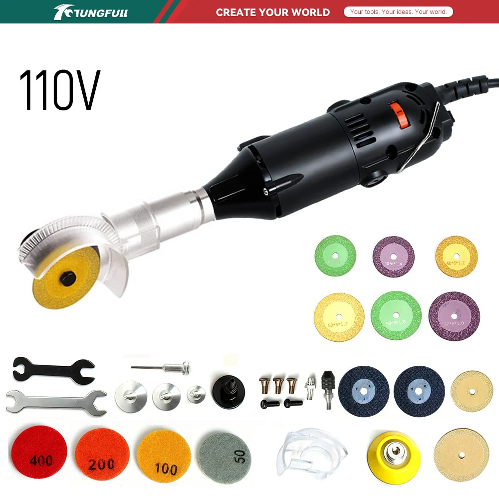 Woodworking Diy - TUNGFULL 110V Mini Açı Öğütücü Elektrikli
