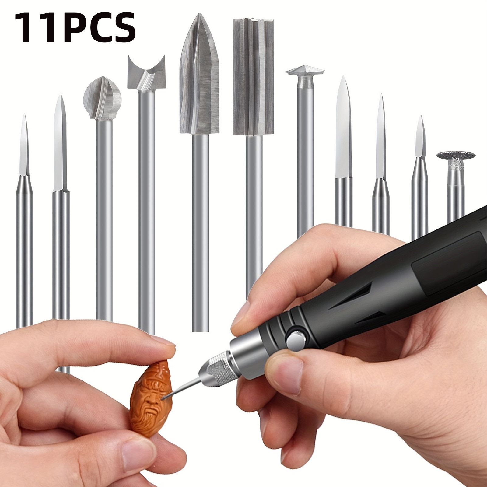 Woodworking Videos - 11 adet HSS gravür matkap uçları