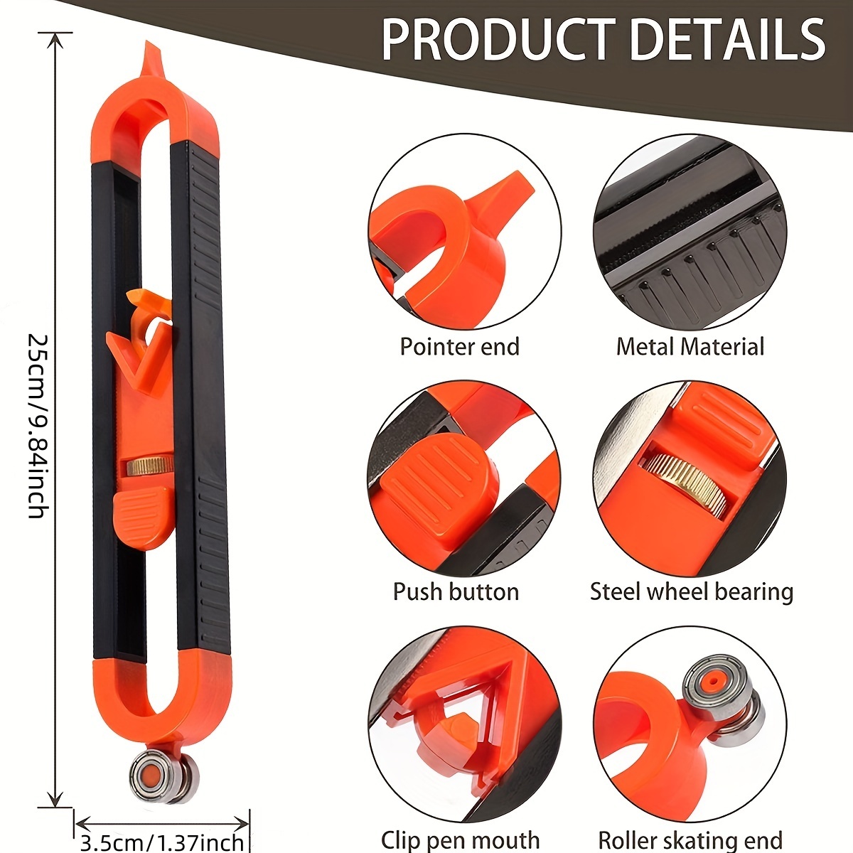 Kontur Ölçer Çizim Aleti, Düze - Woodworking Company incelemesi ve fiyatı