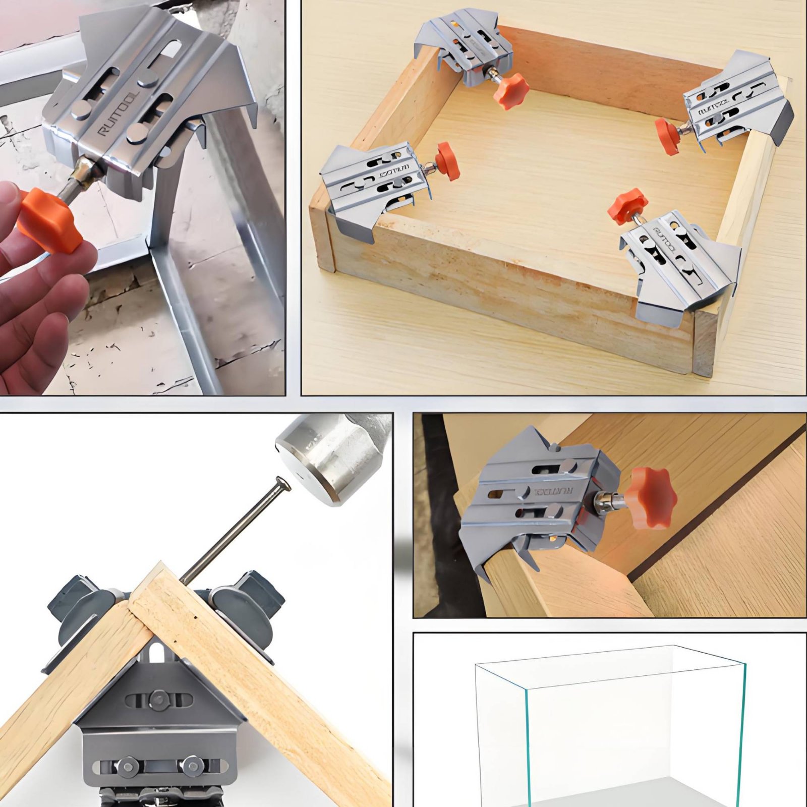 90 Derece Köşe Kelepçesi Pasla - Woodworking Hand Tools incelemesi ve fiyatı
