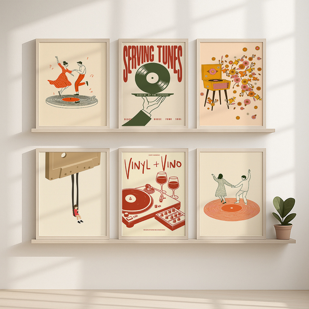 1 adet Vintage Müzik Tuval Pos - Turning Gouge Set incelemesi ve fiyatı