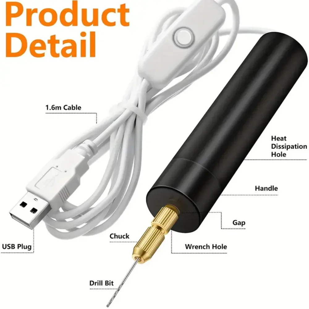 Mini Elektrikli Matkap USB Güç - Woodworking Epoxy incelemesi ve fiyatı