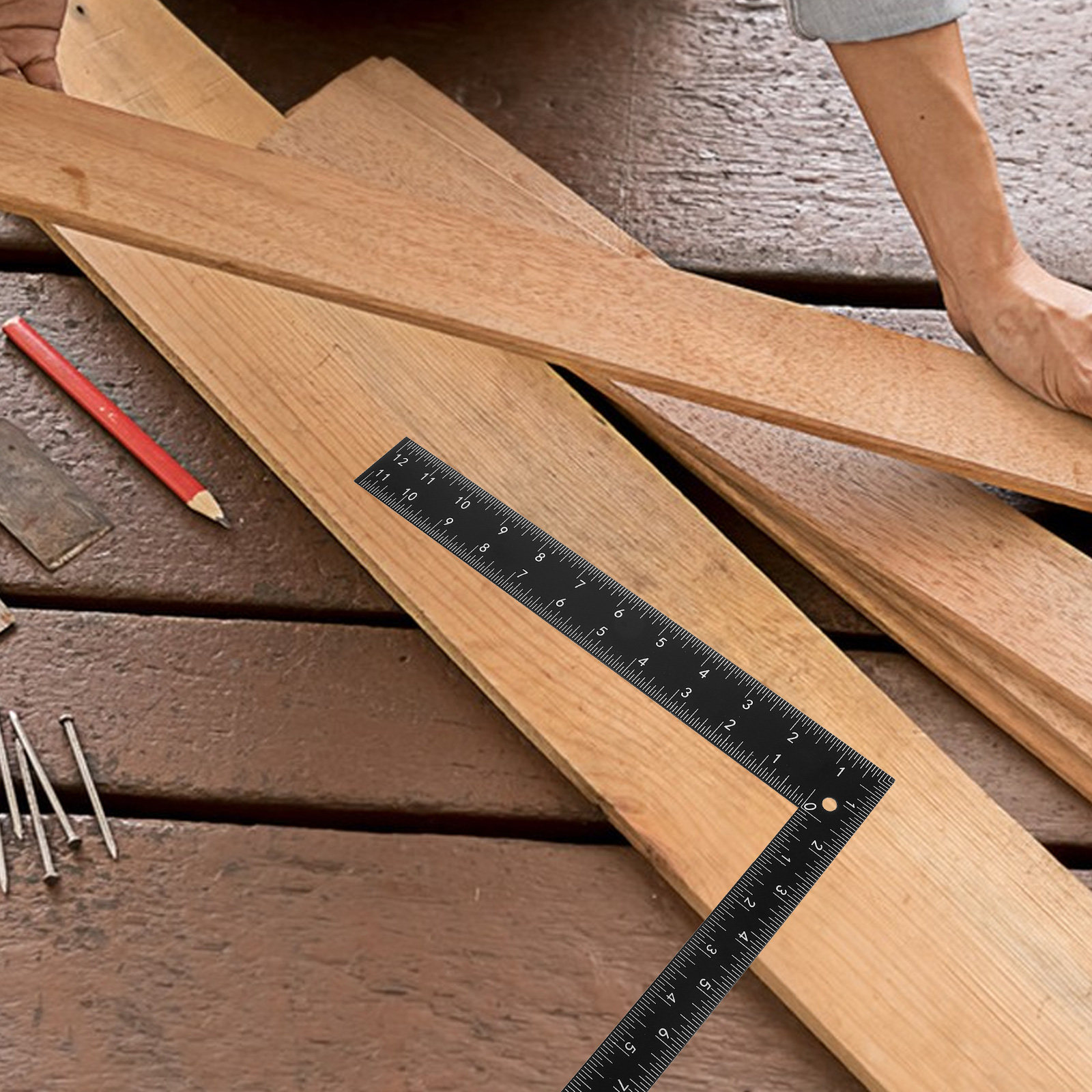 Paslanmaz Çelik L Köşe Cetveli - Woodworking Crafts incelemesi ve fiyatı