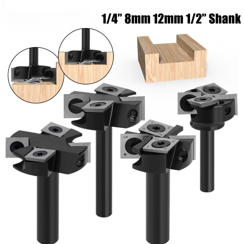 4 Kanallı Değiştirilebilir T-S - Router Bits For Woodworking incelemesi ve fiyatı