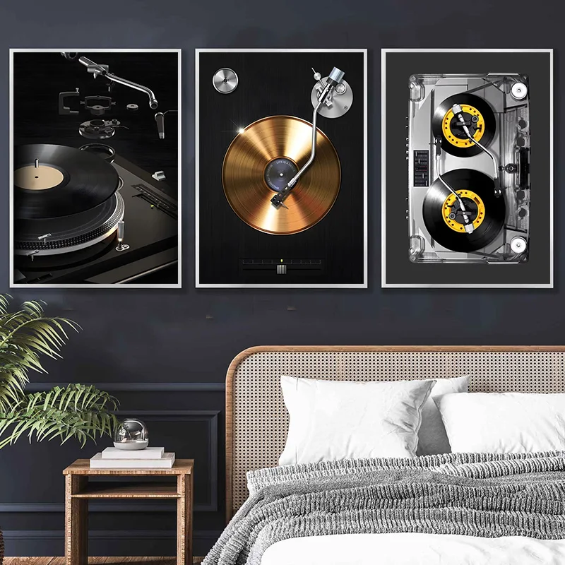 Kaset DJ pikap tuval posterler - Turning Gouge Set incelemesi ve fiyatı