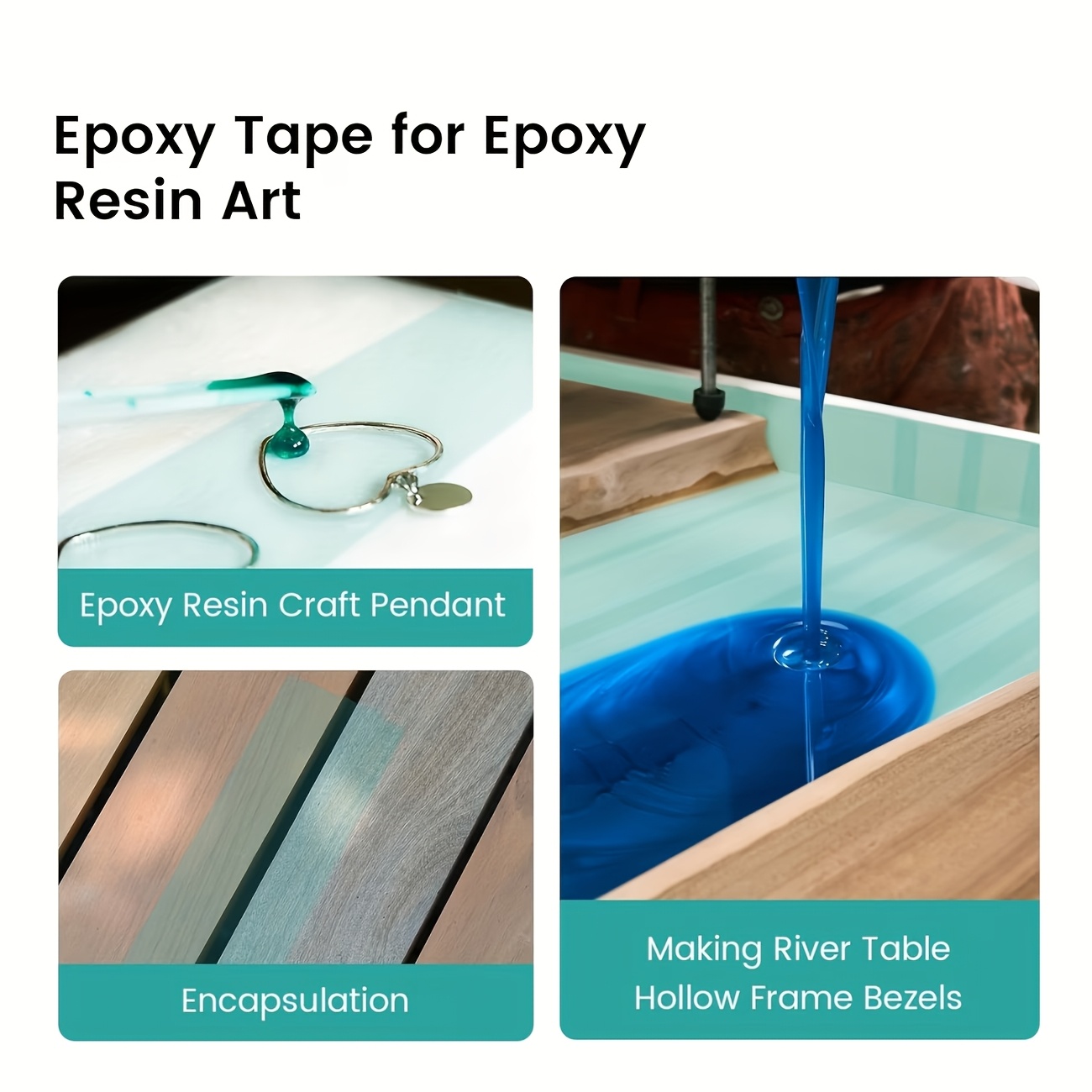 YITAPE Yeşil Epoksi Reçine Ban - Woodworking Epoxy incelemesi ve fiyatı